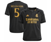 Jude Bellingham Real Madrid #5 Soccer Jersey Black