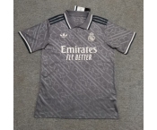 Men Real Madrid Gray Soccer Jersey