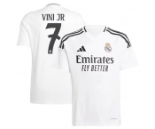 Men's Real Madrid #7 Vini Jr. White 2024-25 Soccer Jersey