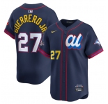 Men's American League #27 Vladimir Guerrero Jr. Navy 2025 All-Star Edition Limited Stitched Baseball Jersey