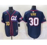 Men's American League #30 Alejandro Kirk Navy 2025 All-Star Edition Limited Stitched Baseball Jersey
