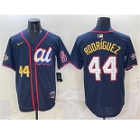 Men's American League #44 Julio Rodríguez Navy 2025 All-Star Edition Limited Stitched Baseball Jersey