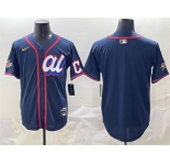 Men's American League Cleveland Guardians Blank Navy 2025 All-Star Edition Limited Stitched Baseball Jersey