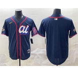 Men's American League Seattle Mariners Blank Navy 2025 All-Star Edition Limited Stitched Baseball Jersey