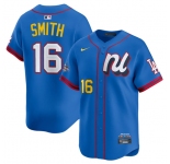 Men's National League #16 Will Smith Blue 2025 All-Star Edition Limited Stitched Baseball Jersey