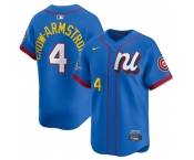 Men's National League #4 Pete Crow-Armstrong Blue 2025 All-Star Edition Limited Stitched Baseball Jersey