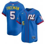 Men's National League #5 Freddie Freeman Blue 2025 All-Star Edition Limited Stitched Baseball Jersey