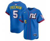 Men's National League #5 Freddie Freeman Blue 2025 All-Star Edition Limited Stitched Baseball Jersey