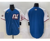 Men's National League Arizona Diamondbacks Blank Blue Alternate 2025 All-Star Edition Limited Stitched Baseball Jersey