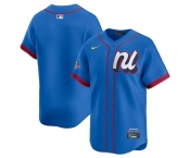 Men's National League Blank Navy 2025 All-Star Edition Limited Stitched Baseball Jersey