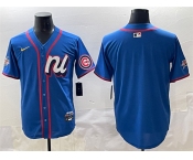 Men's National League Chicago Cubs Blank Blue 2025 All-Star Edition Limited Stitched Baseball Jersey