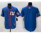 Men's National League Colorado Rockies Blank Blue 2025 All-Star Edition Limited Stitched Baseball Jersey