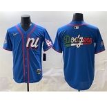 Men's National League Los Angeles Dodgers Team Big Logo Blue 2025 All-Star Edition Limited Stitched Baseball Jersey