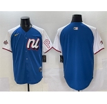 Men's National League Pittsburgh Pirates Blank Blue Alternate 2025 All-Star Edition Limited Stitched Baseball Jersey