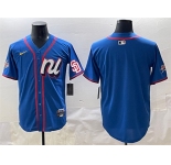 Men's National League San Diego Padres Blank Blue 2025 All-Star Edition Limited Stitched Baseball Jersey