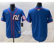 Men's National League San Diego Padres Blank Blue 2025 All-Star Edition Limited Stitched Baseball Jersey