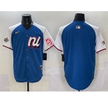 Men's National League San Diego Padres Blank Blue Alternate 2025 All-Star Edition Limited Stitched Baseball Jersey