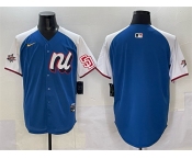 Men's National League San Diego Padres Blank Blue Alternate 2025 All-Star Edition Limited Stitched Baseball Jersey
