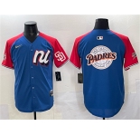 Men's National League San Diego Padres Team Big Logo Blue Red Alternate 2025 All-Star Edition Limited Stitched Baseball Jersey