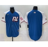 Men's National League St. Louis Cardinals Blank Blue Alternate 2025 All-Star Edition Limited Stitched Baseball Jersey