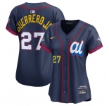 Women's American League #27 Vladimir Guerrero Jr. Navy 2025 All-Star Edition Limited Stitched Baseball Jerse