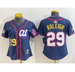 Women's American League #29 Tarik Skubal Navy 2025 All-Star Edition Limited Stitched Baseball Jersey