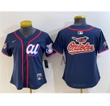 Women's American League Baltimore Orioles Team Big Logo Navy 2025 All-Star Edition Limited Stitched Baseball Jersey