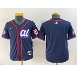 Women's American League Detroit Tigers Blank Navy 2025 All-Star Edition Limited Stitched Baseball Jersey