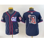 Women's American League Detroit Tigers Team Big Logo Navy 2025 All-Star Edition Limited Stitched Baseball Jersey