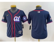 Women's American League Houston Astros Blank Navy 2025 All-Star Edition Limited Stitched Baseball Jersey