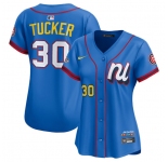 Women's National League #30 Kyle Tucker Blue 2025 All-Star Edition Limited Stitched Baseball Jersey