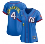 Women's National League #4 Pete Crow-Armstrong Blue 2025 All-Star Edition Limited Stitched Baseball Jersey