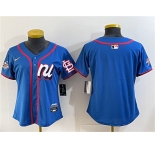 Women's National League St. Louis Cardinals Blank Blue 2025 All-Star Edition Limited Stitched Baseball Jersey