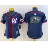 Youth American League Tampa Bay Rays Team Big Logo Navy 2025 All-Star Edition Limited Stitched Baseball Jersey
