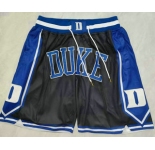 Men's Duke Blue Devils Black Just Don Shorts