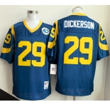 Men's Los Angeles Rams #29 Eric Dickerson Royal Throwback Football Stitched Jersey