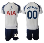 Men's Tottenham Hotspur Custom 2025-26 White Home Soccer Jersey Suit