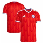Men adidas Red Chile National Team FIFA x World Cup 2026 Home Replica Jersey