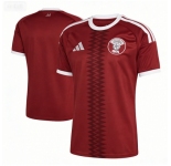 Men adidas Red Qatar National Team FIFA x World Cup 2026 Home Replica Jersey