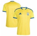 Men adidas Yellow Ukraine National Team FIFA x World Cup 2026 Home Replica Jersey
