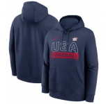 Men USA Baseball Navy 2026 World Baseball Classic Club Hoodie