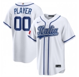 Men's Italy Baseball Active Player Custom 2026 World Baseball Classic Home Stadium Stitched Jersey
