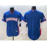 Men's Dominican Republic Baseball Blank Royal 2026 World Baseball Classic Stadium Stitched Jersey