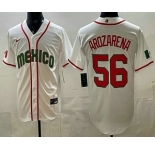 Men's Mexico #56 Randy Arozarena White 2026 World Baseball Classic Cool Base Jersey