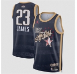 Men's 2026 All-Star #23 LeBron James Navy Stitched Basketball Jersey