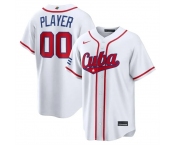 Men's Cuba Baseball ACTIVE PLAYER Custom White 2026 World Baseball Classic Home Stadium Stitched Jersey