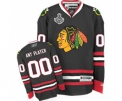 Chicago Blackhawks New Third Personalized Black Stanley Cup Finals Jersey