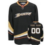Customized Anaheim Ducks Jersey Black Home Man Hockey