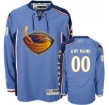 Customized Atlanta Thrashers Jersey Blue Home Man Hockey