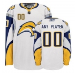 Customized Buffalo Sabres Jersey White Road Man Hockey